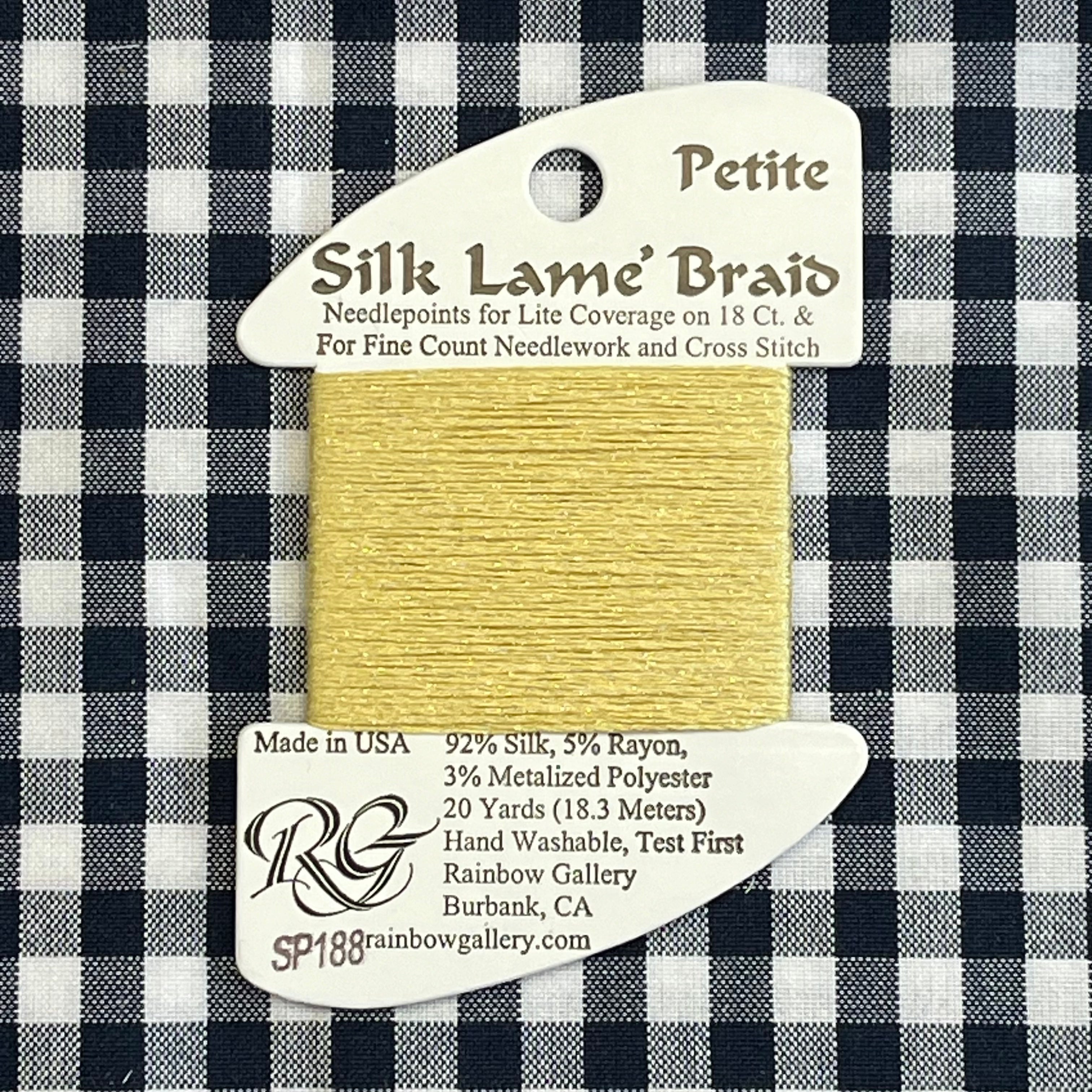 SP188 Vanilla | Silk Lame Petite – The Needlepoint Clubhouse
