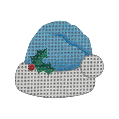 HA08* Blue Santa Hat