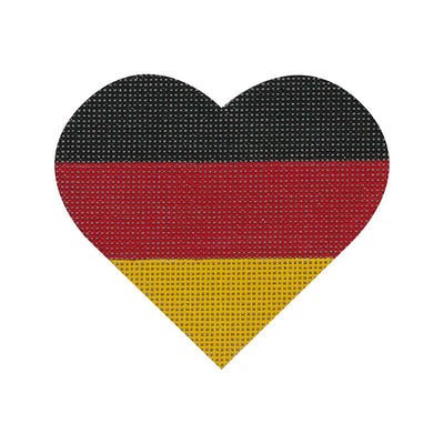 HT13 German Flag Heart