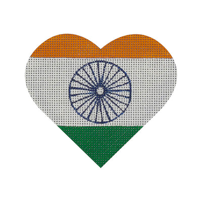 HT20 Indian Flag Heart