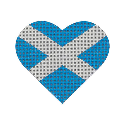 HT38 Scottish Flag Heart 