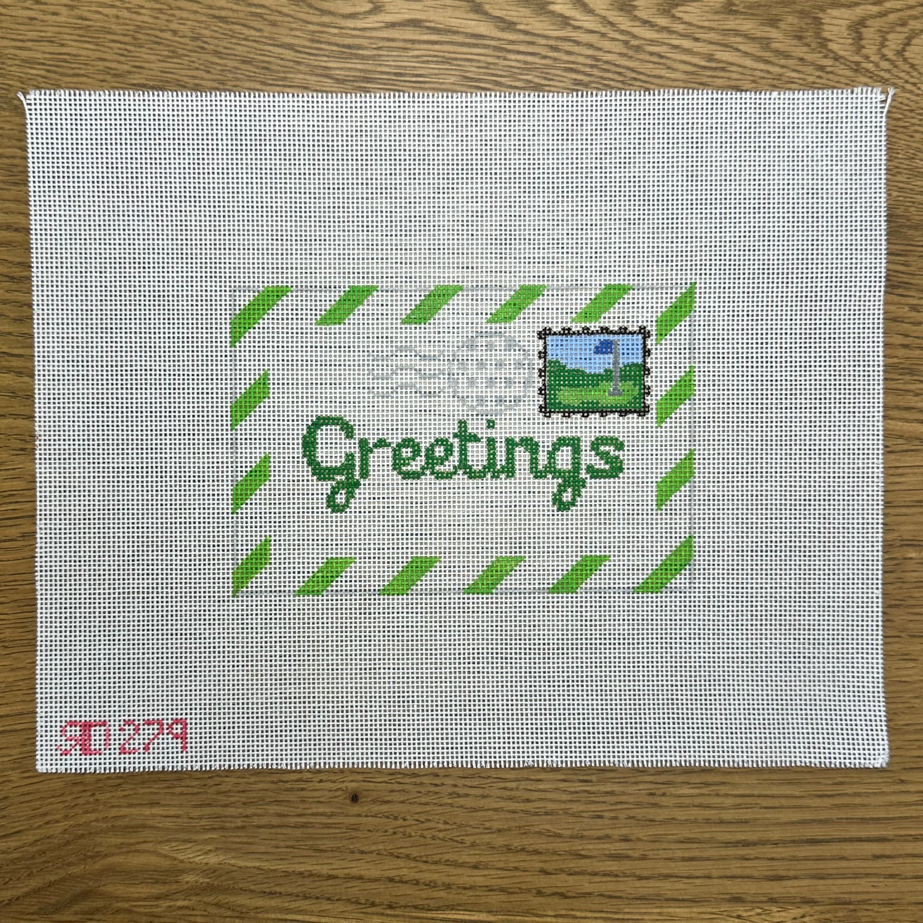 Greetings Mini Letter - Golf – The Needlepoint Clubhouse