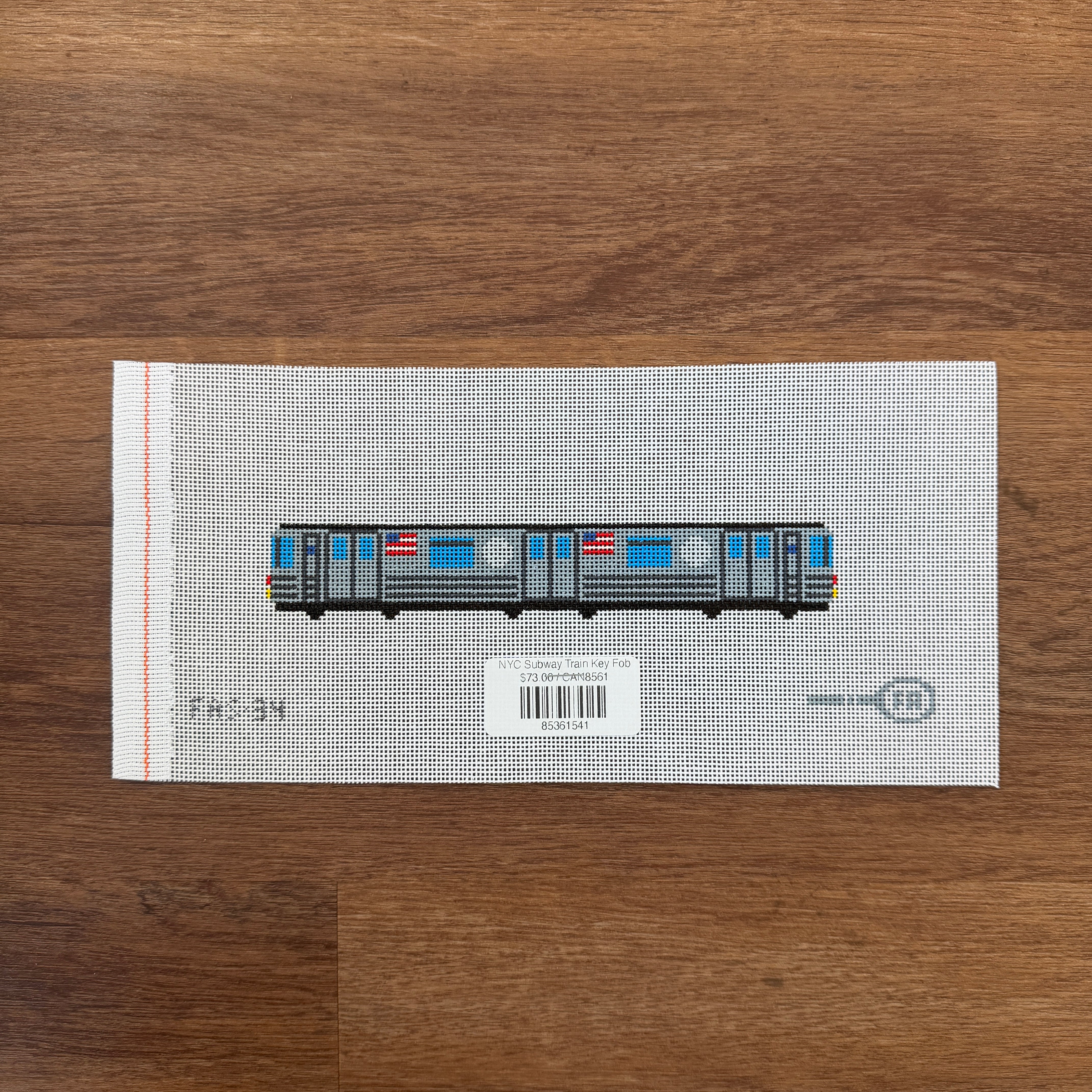 NYC Subway Train Key Fob – The Needlepoint Clubhouse