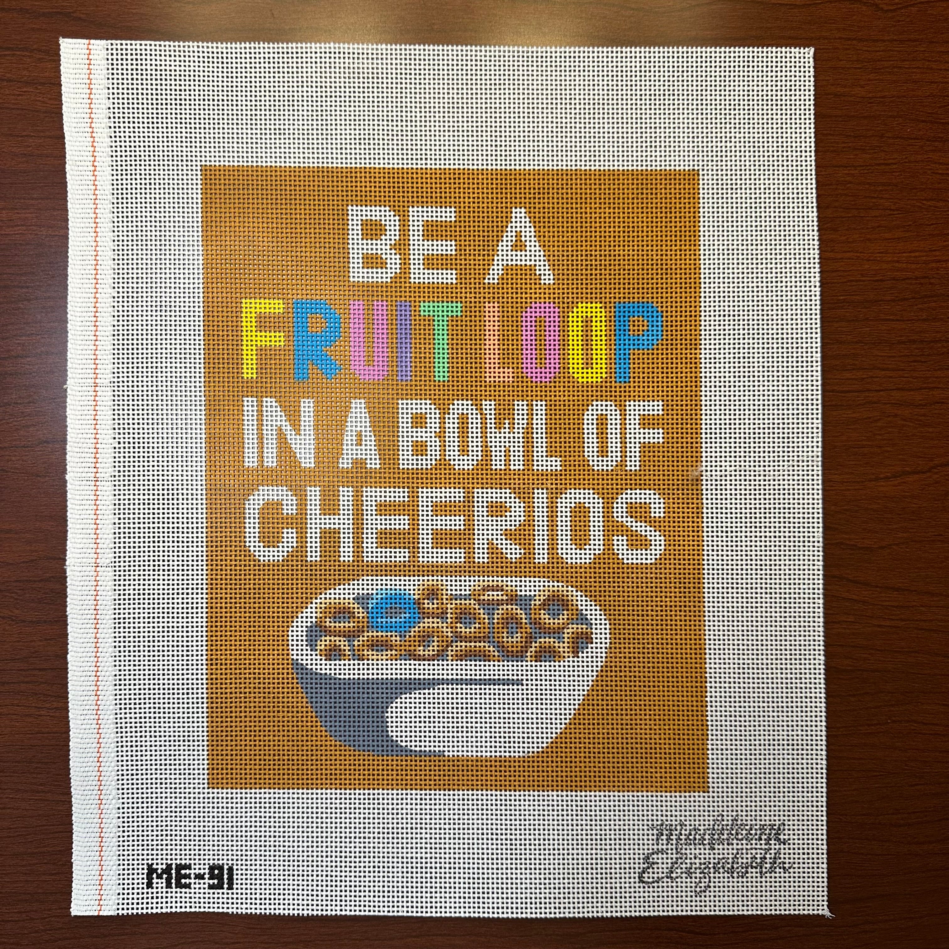 Fruit Loops Sign – The Needlepoint Clubhouse