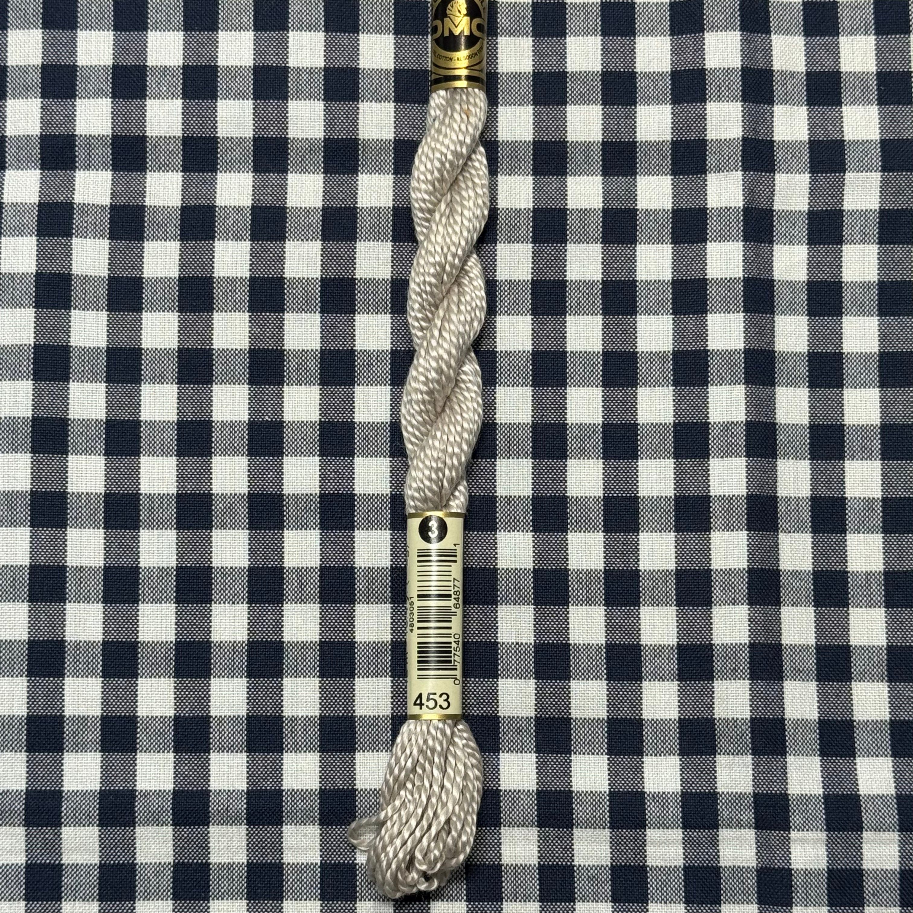 453 Light Shell Gray | DMC Pearl Cotton 3 – The Needlepoint Clubhouse