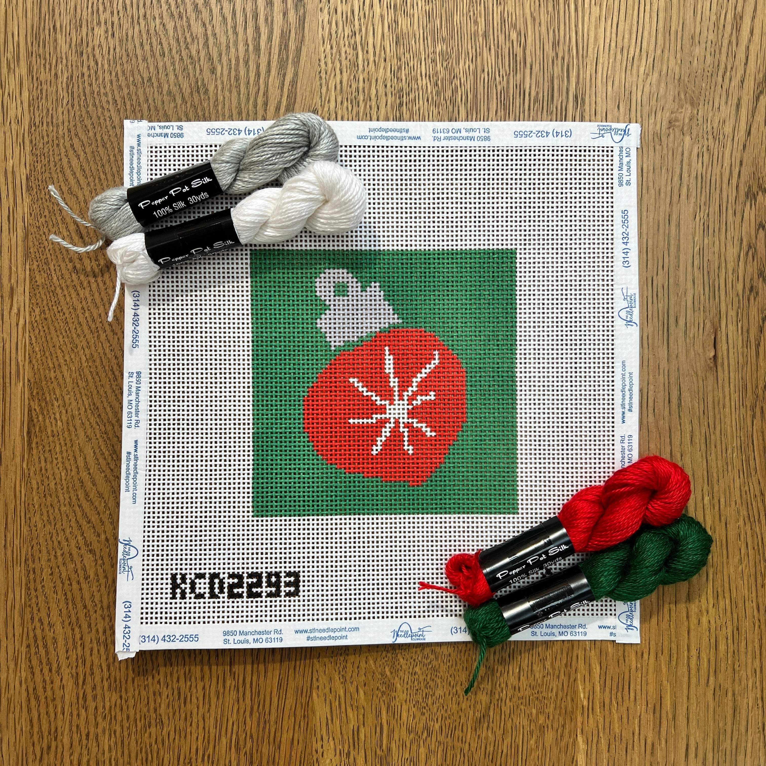 Ornament Square | Beginner Kit – The Needlepoint Clubhouse