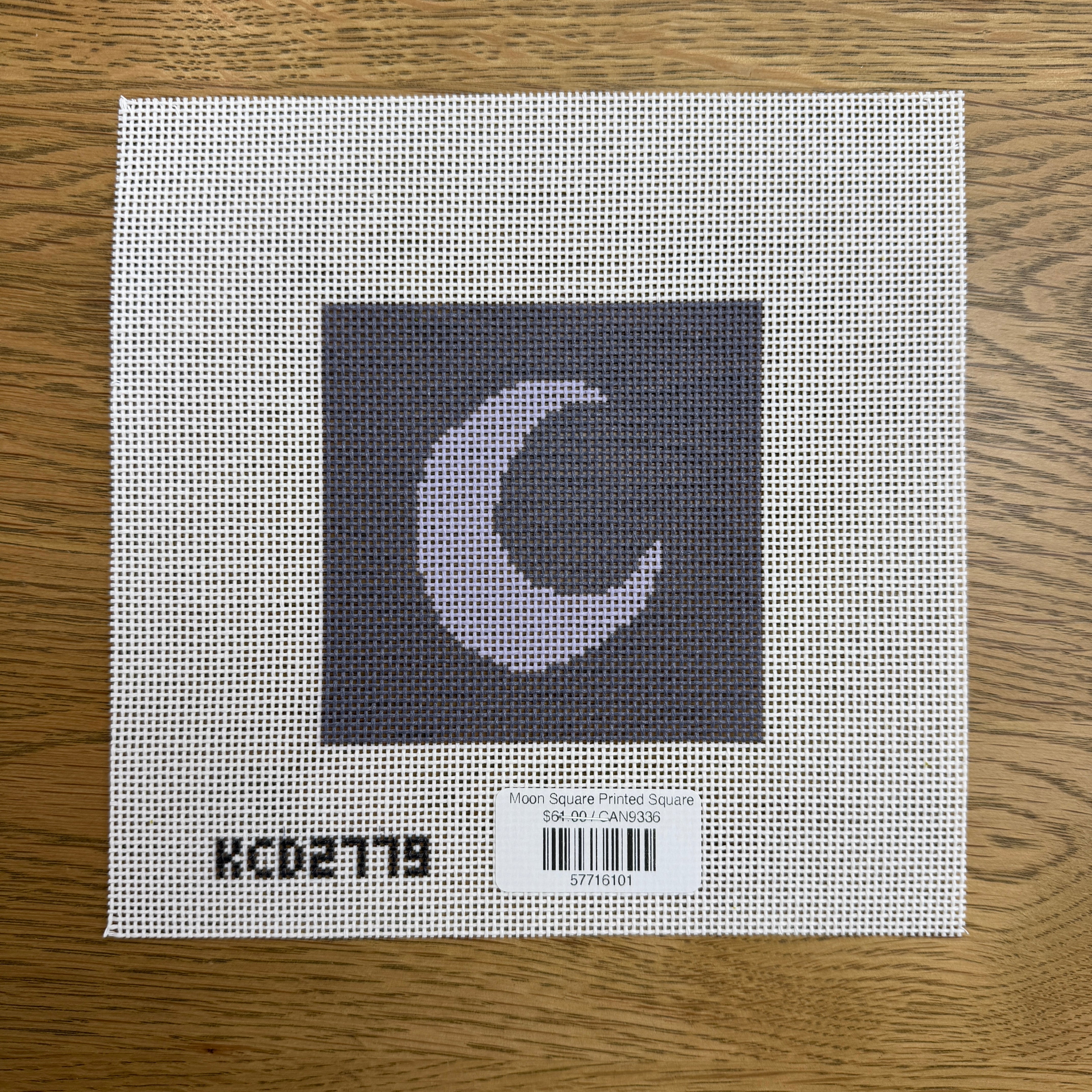 Moon Square Printed Square – The Needlepoint Clubhouse