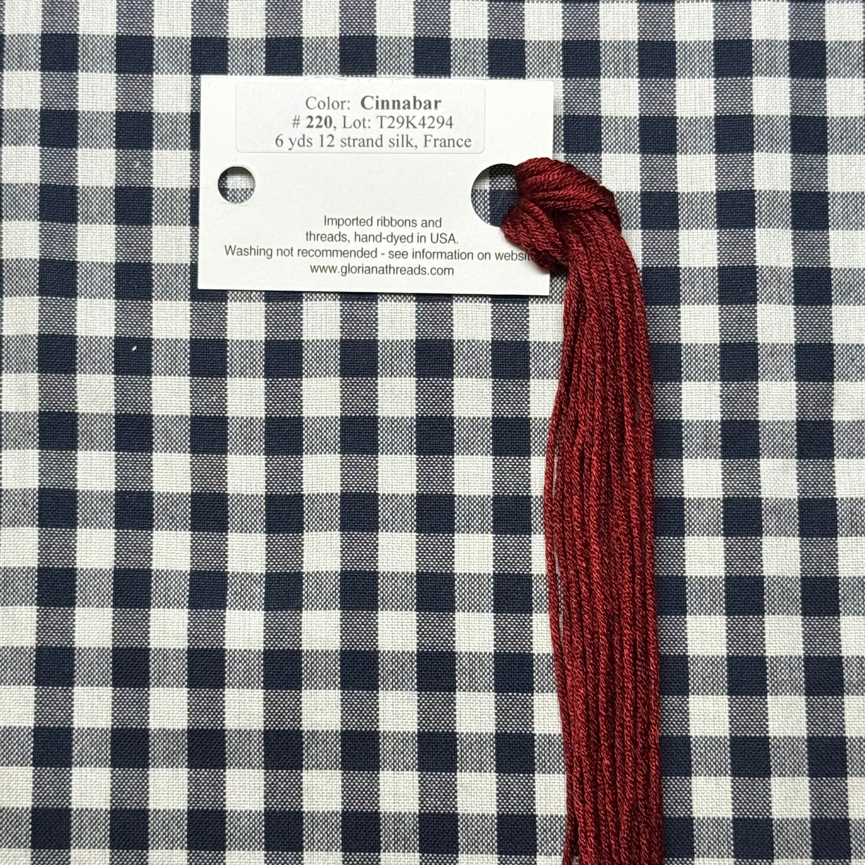 GS220 Cinnabar | Gloriana Silk – The Needlepoint Clubhouse