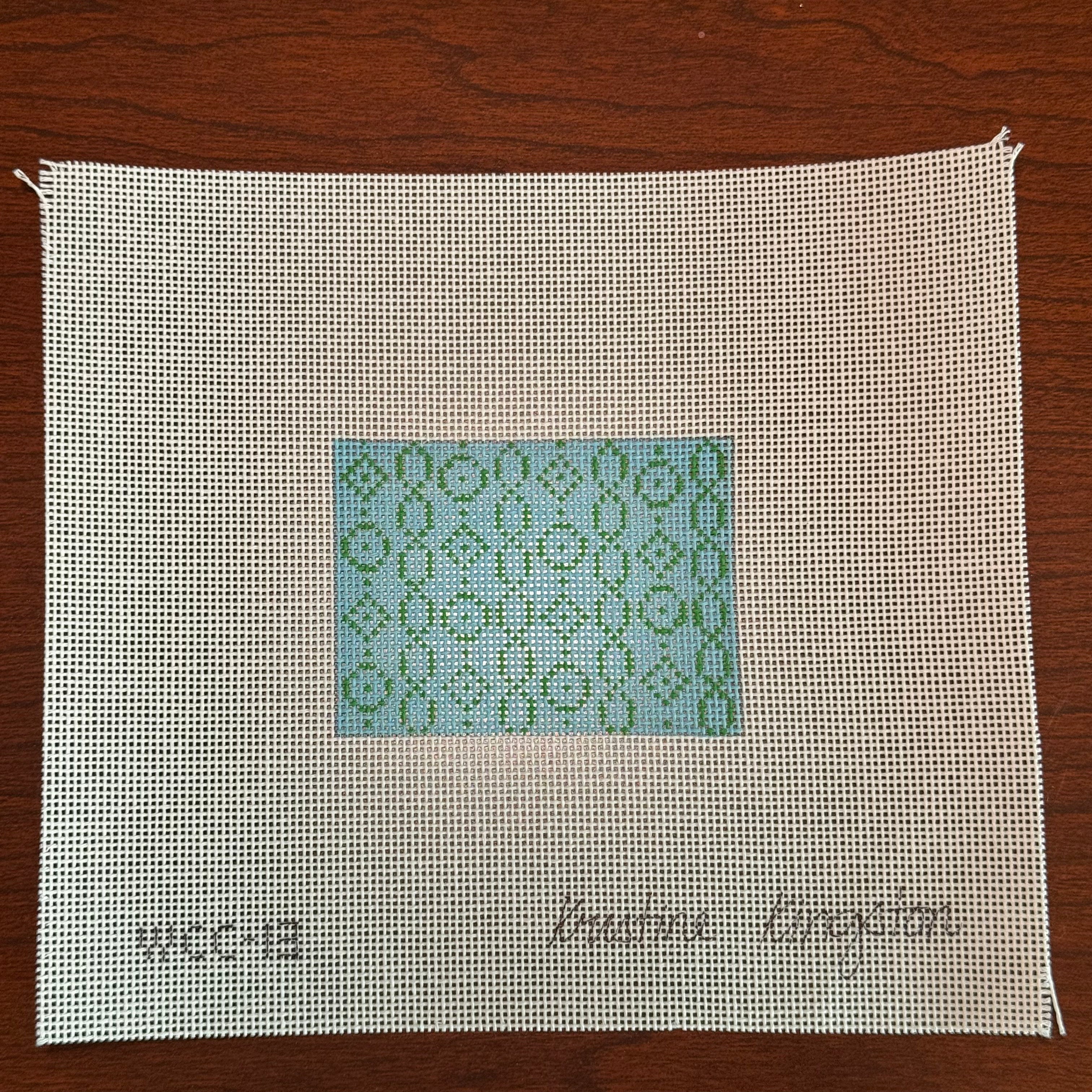 Geometric Wallet Insert – The Needlepoint Clubhouse