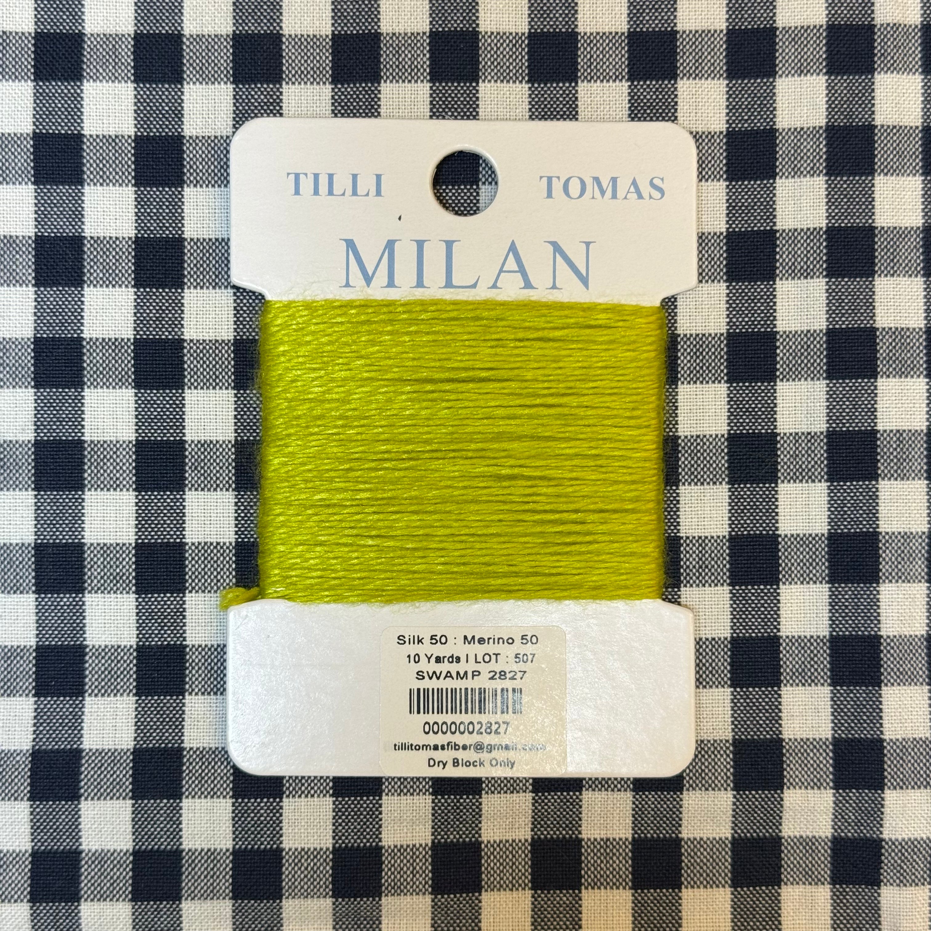 MC-2827 Swamp | Milan Card – The Needlepoint Clubhouse