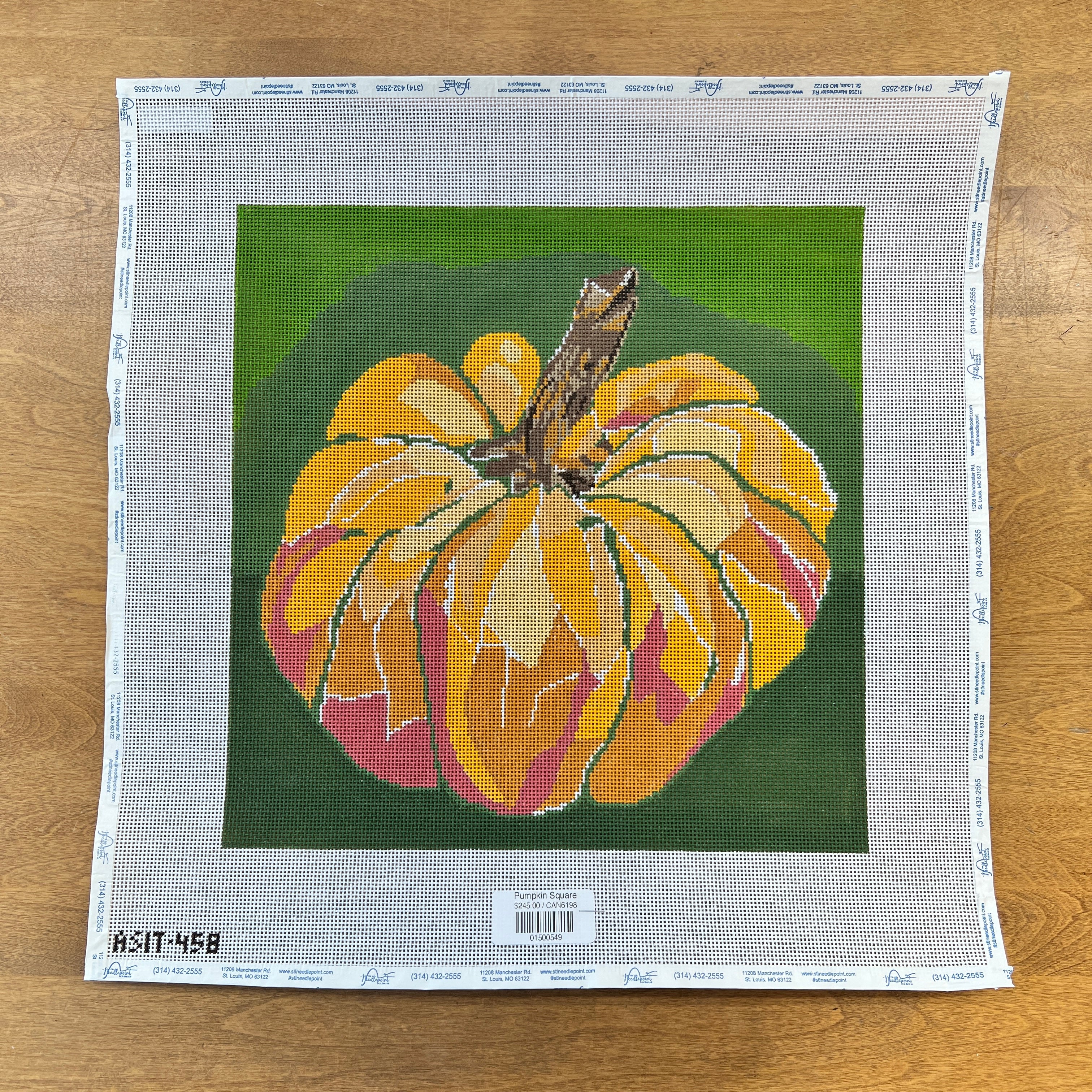 Pumpkin Square The Needlepoint Clubhouse