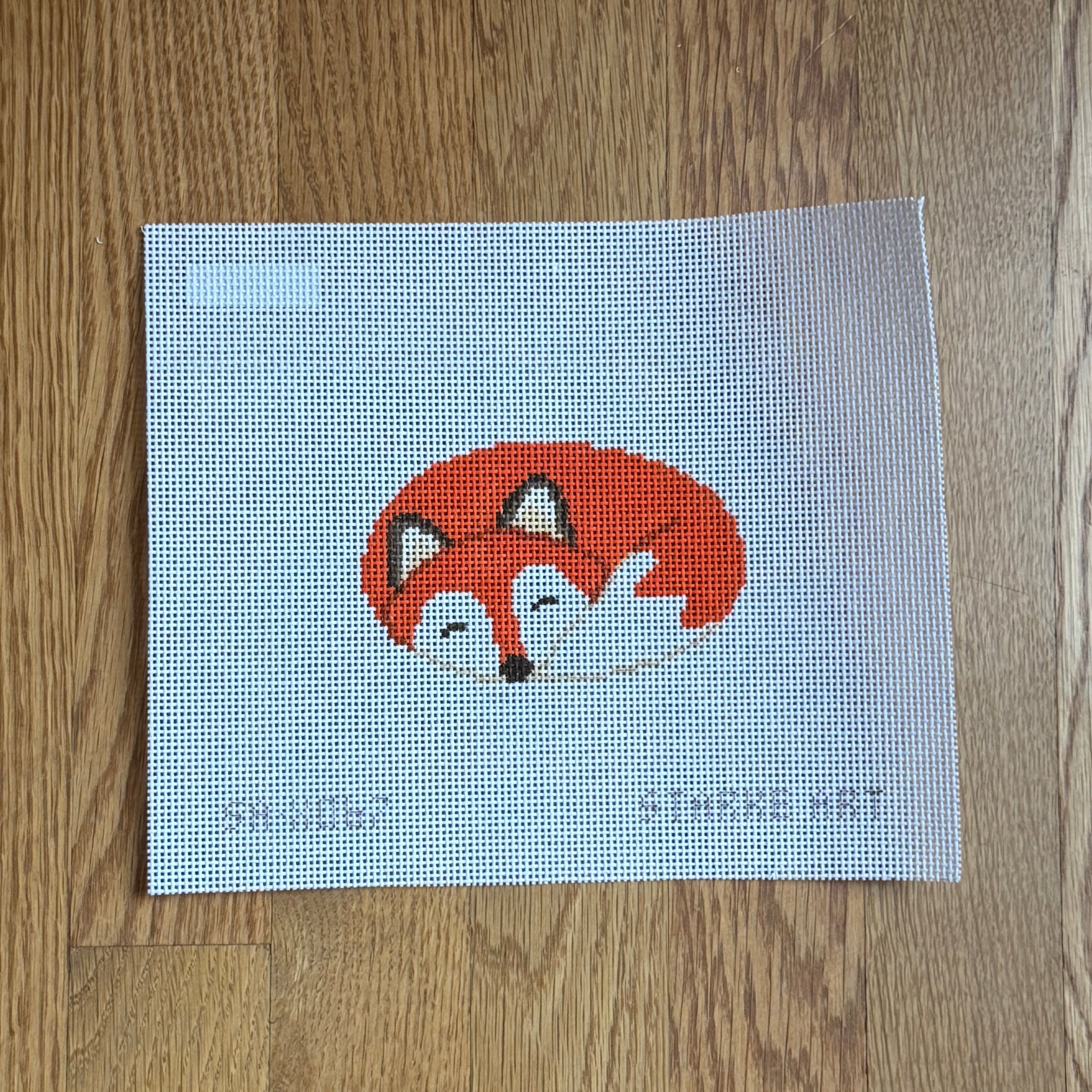 Sleeping Fox – The Needlepoint Clubhouse