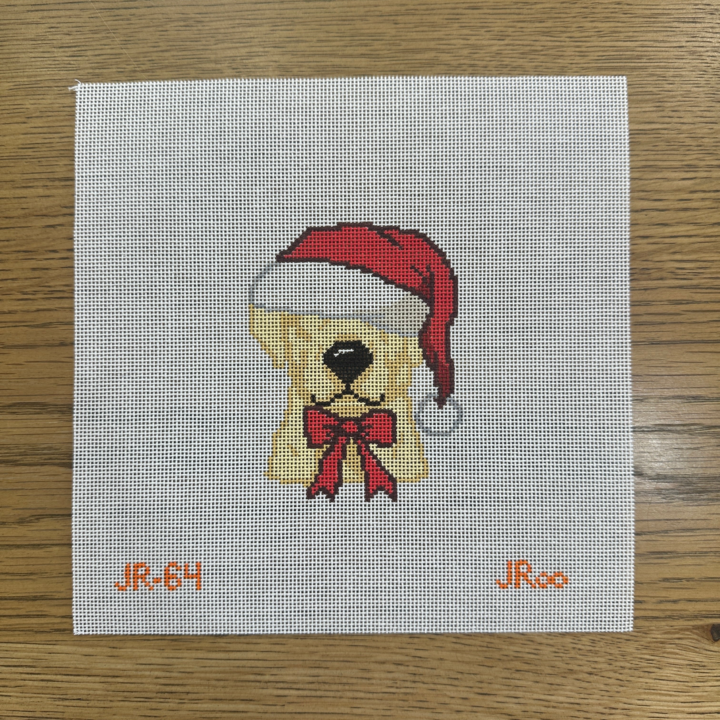 Lab Santa – The Needlepoint Clubhouse