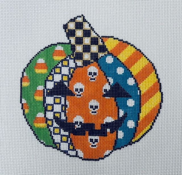 JJ211 Jolly Jack pumpkinSmiling Jack The Needlepoint Clubhouse