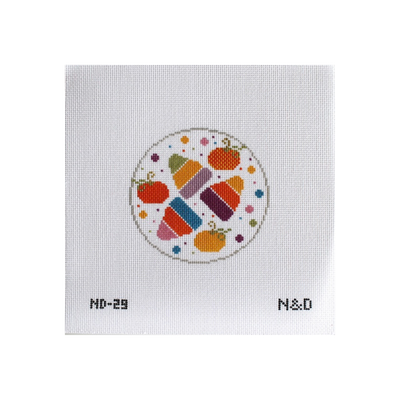ND-29 Colorful Candy Corn Round