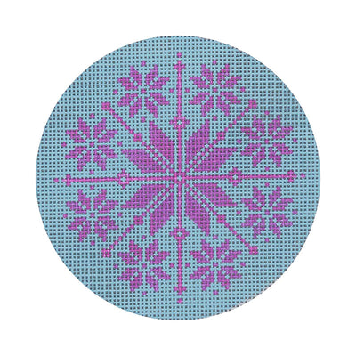 NOR04 Blue/Purple Nordic Snowflake