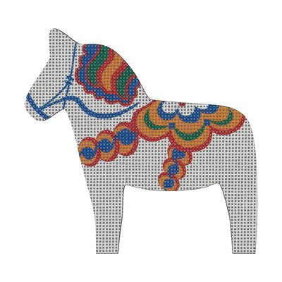 NOR10* Dala Horse, White