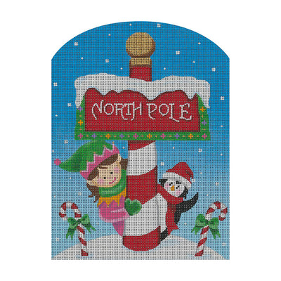 NP04 North Pole Sign