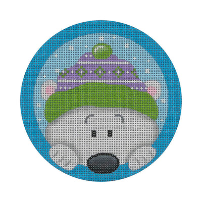 NP06 Peeking Polar Bear