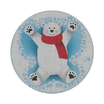 PB10* Polar Bear Snow Angel