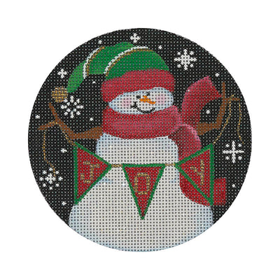 SN36 Snowman w/Joy Banner Rd/Gr