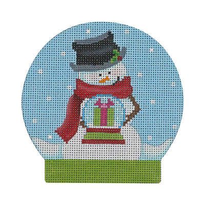 SN58 Snowman Snow Globe, Present
