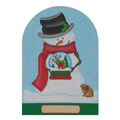 SN59 Snowman Snow Globe Large, Reindeer
