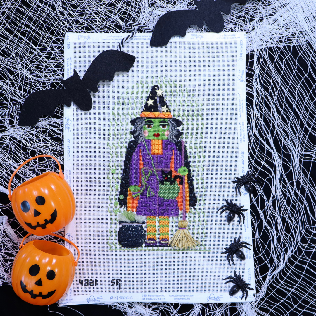 Nutcracker, Witch - 18 mesh – The Needlepoint Clubhouse