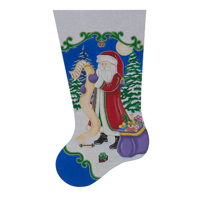 STK01 Old World Santa w/List