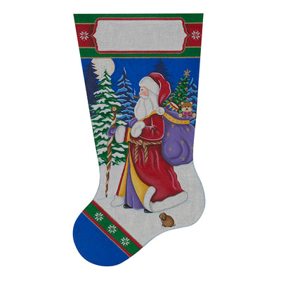 STK02 Old World Santa with Bunny