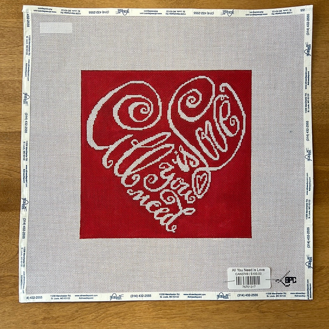 All You Need is Love The Needlepoint Clubhouse