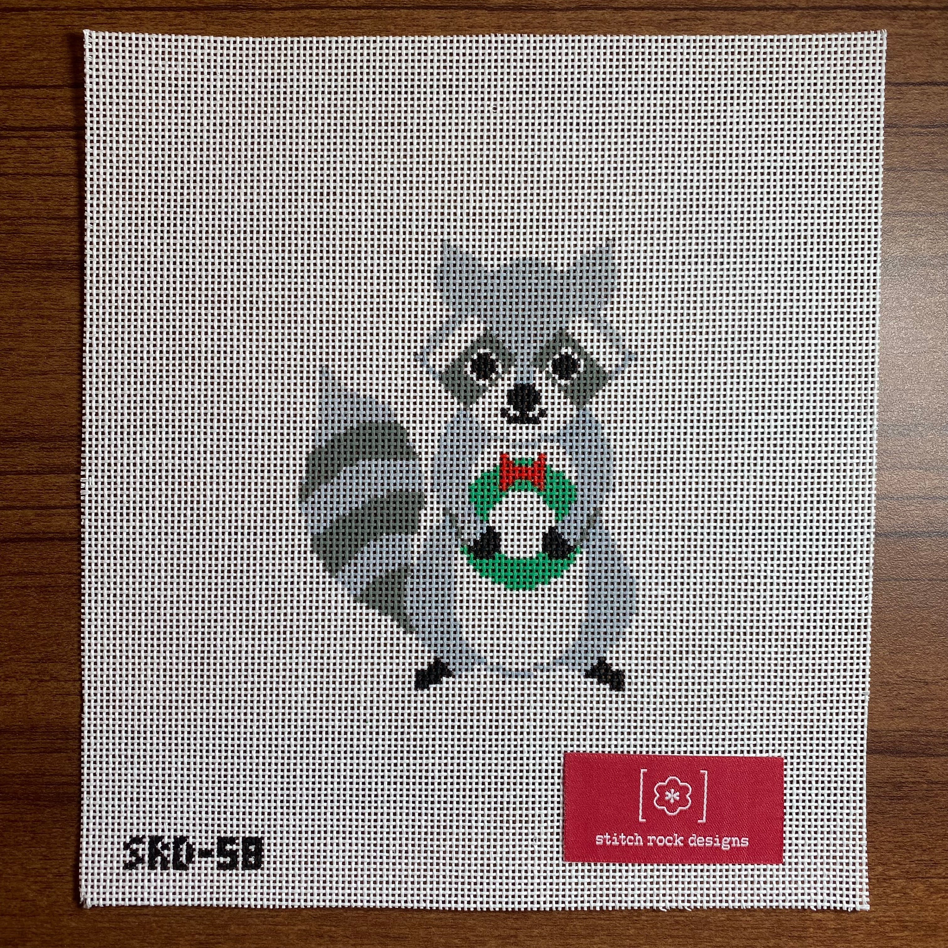 Ricky the Raccoon – The Needlepoint Clubhouse