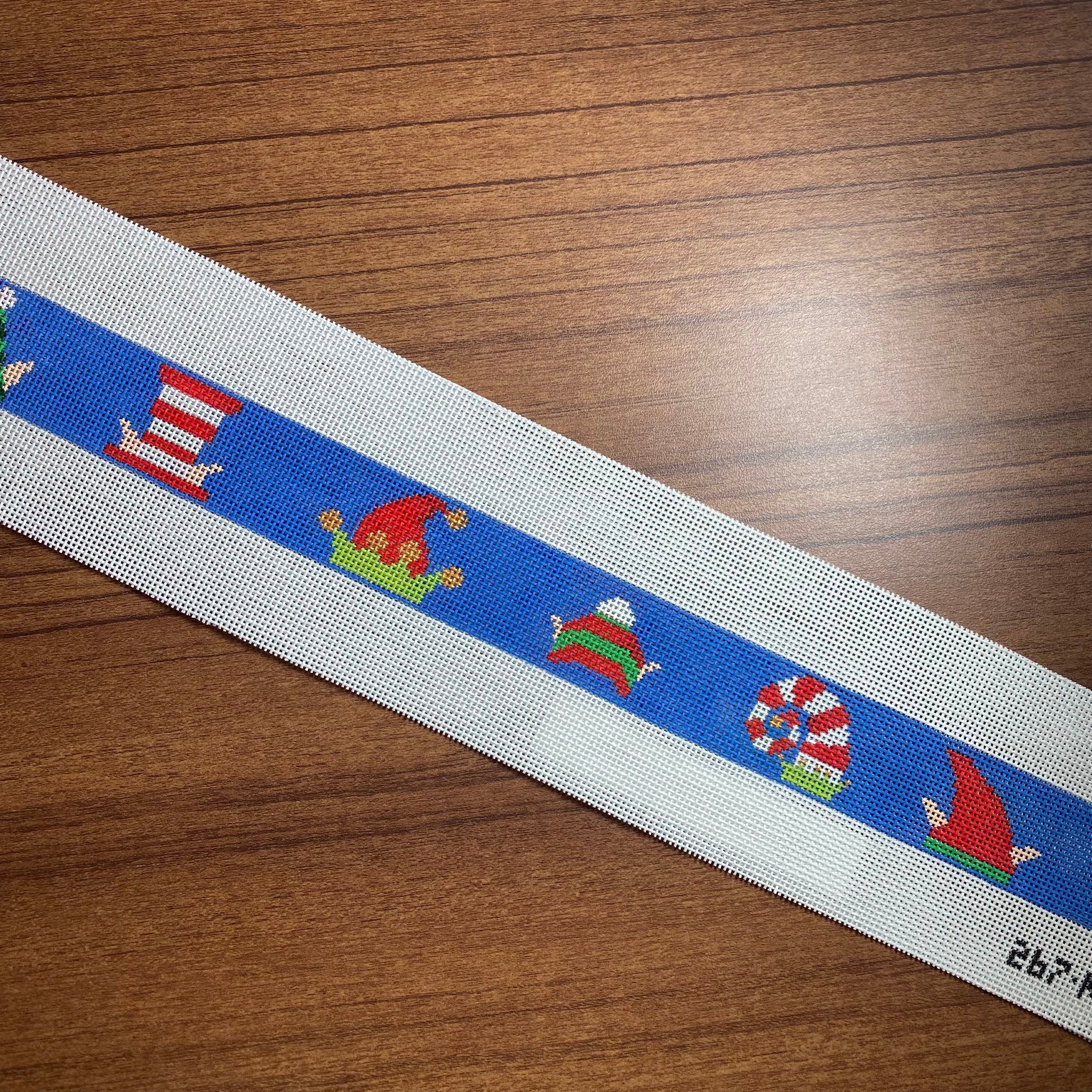 Elf Hats Belt – The Needlepoint Clubhouse