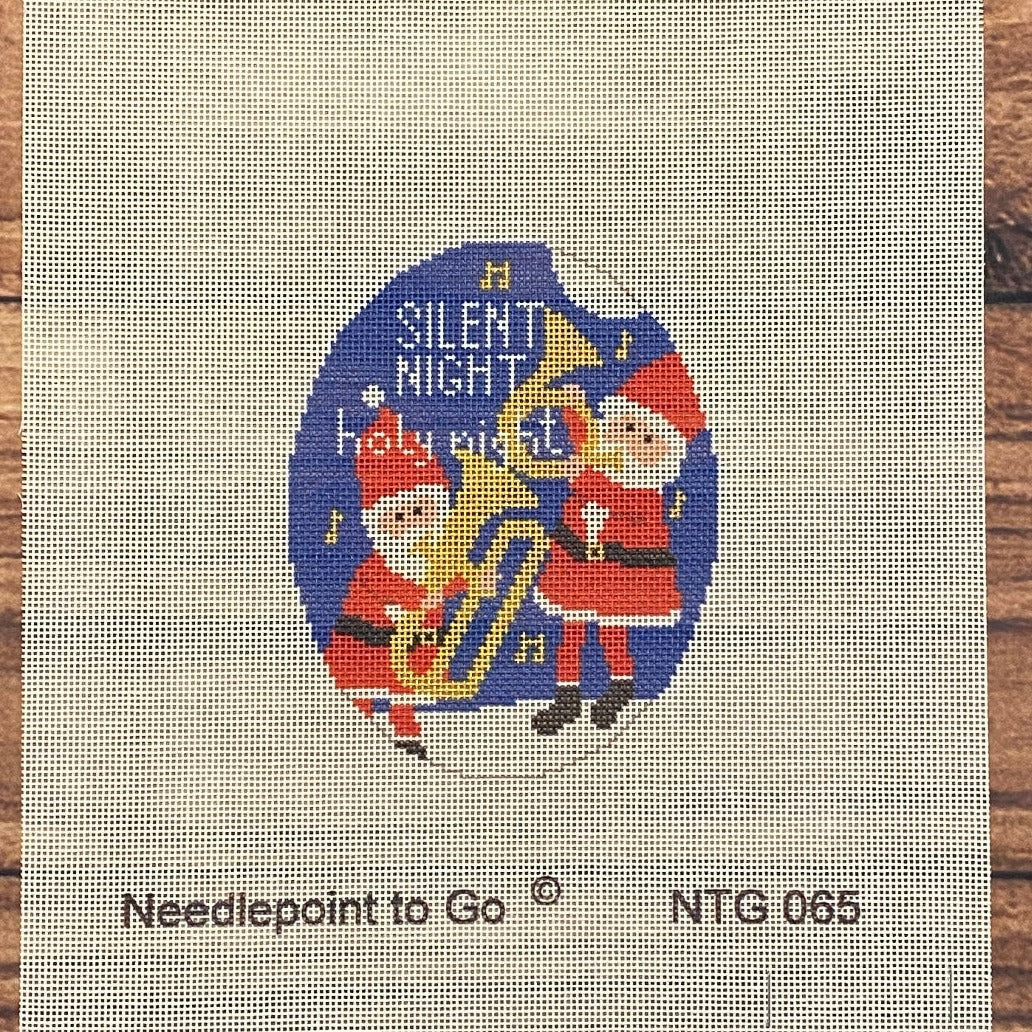 Musical Santas – The Needlepoint Clubhouse