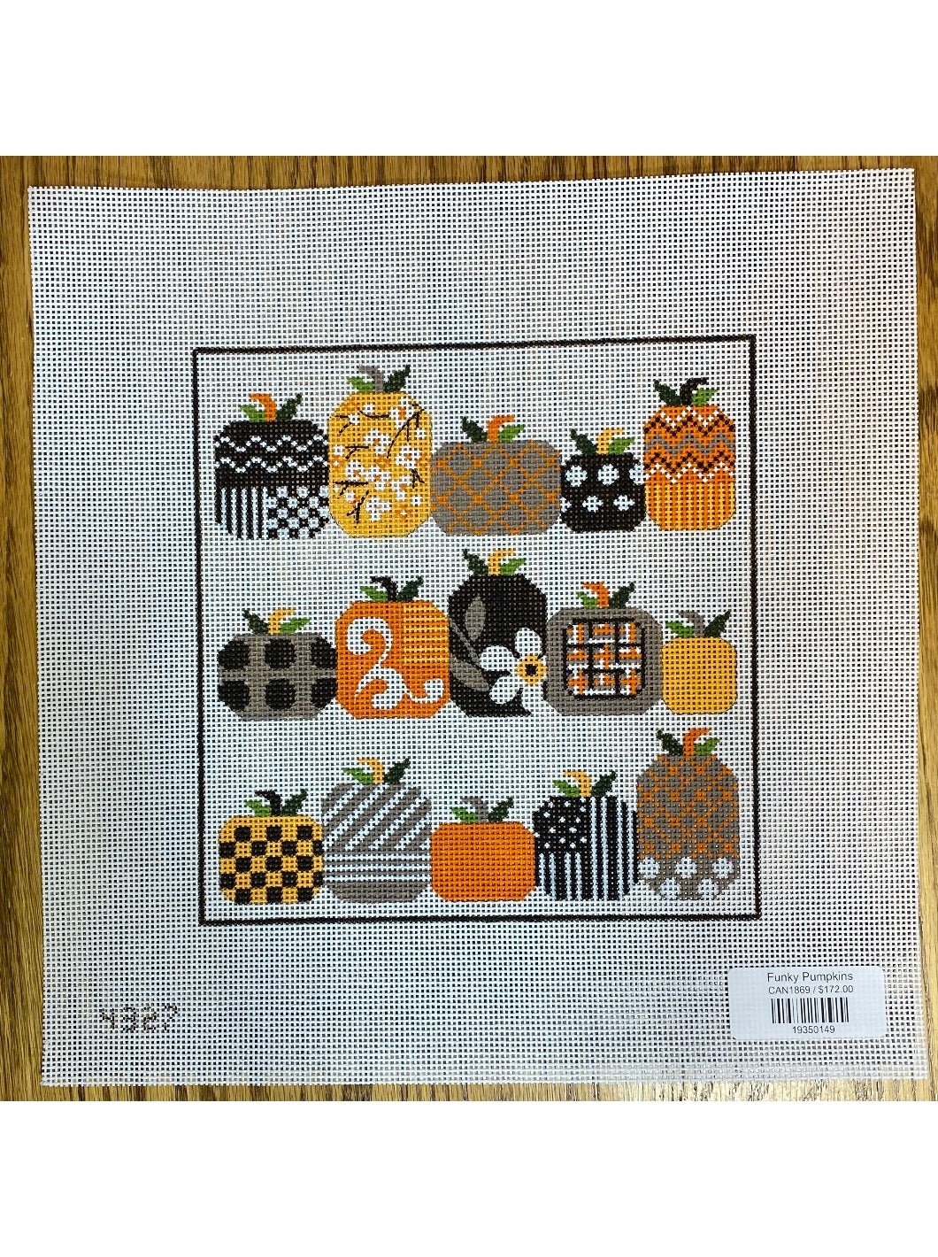 Funky Pumpkins – The Needlepoint Clubhouse