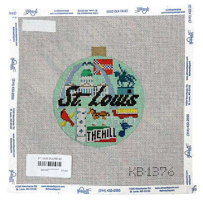 St Louis Cardinals Needlepoint Luggage Tag