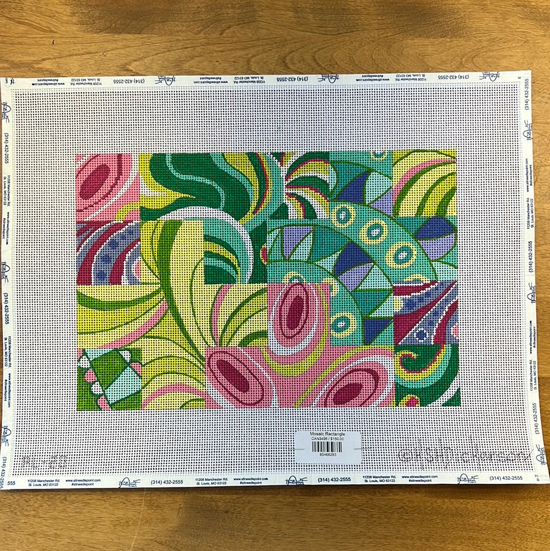 Mosaics Ractangle Mosaic Rectangle – The Needlepoint Clubhouse