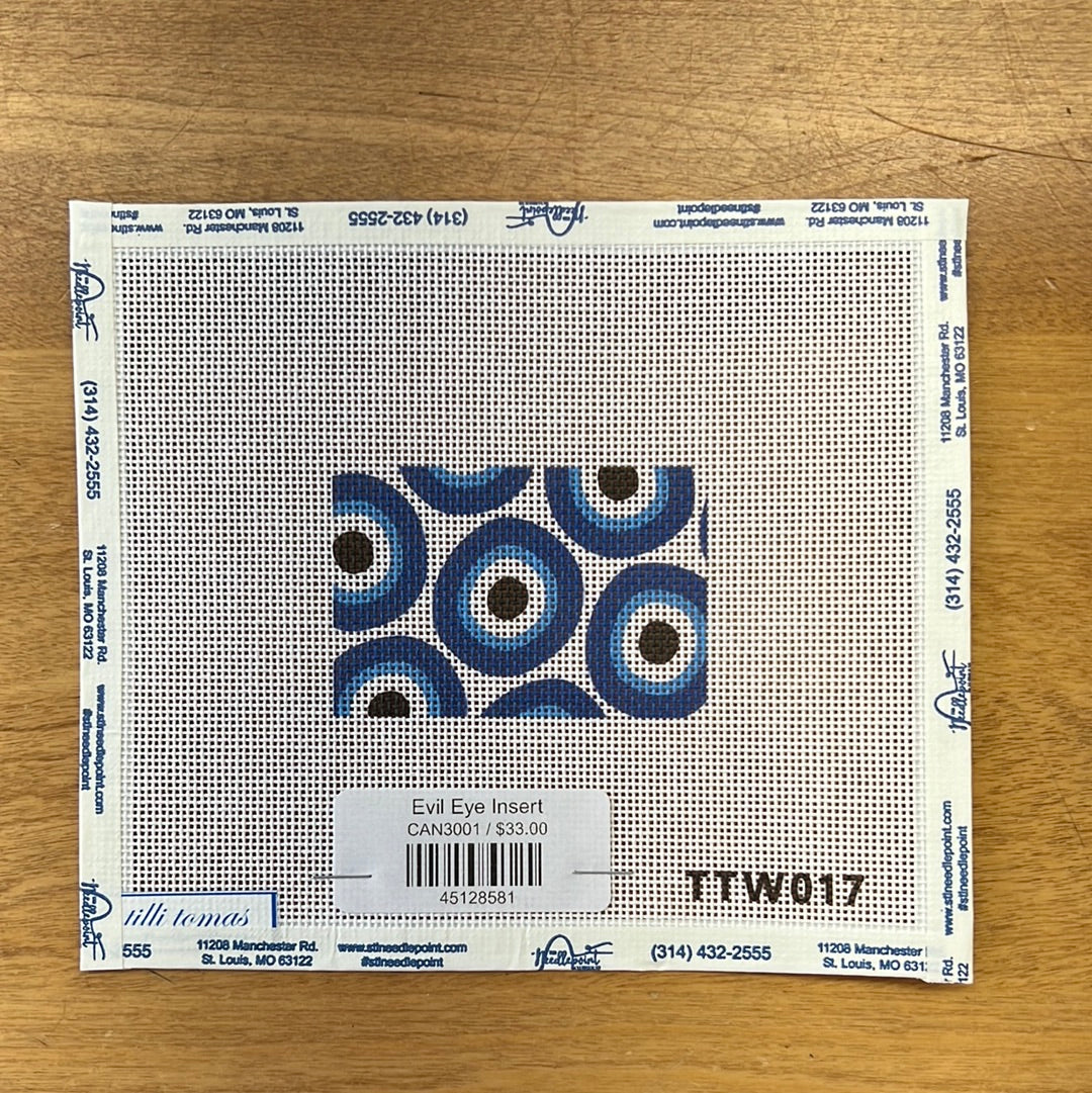 Evil Eye Insert – The Needlepoint Clubhouse