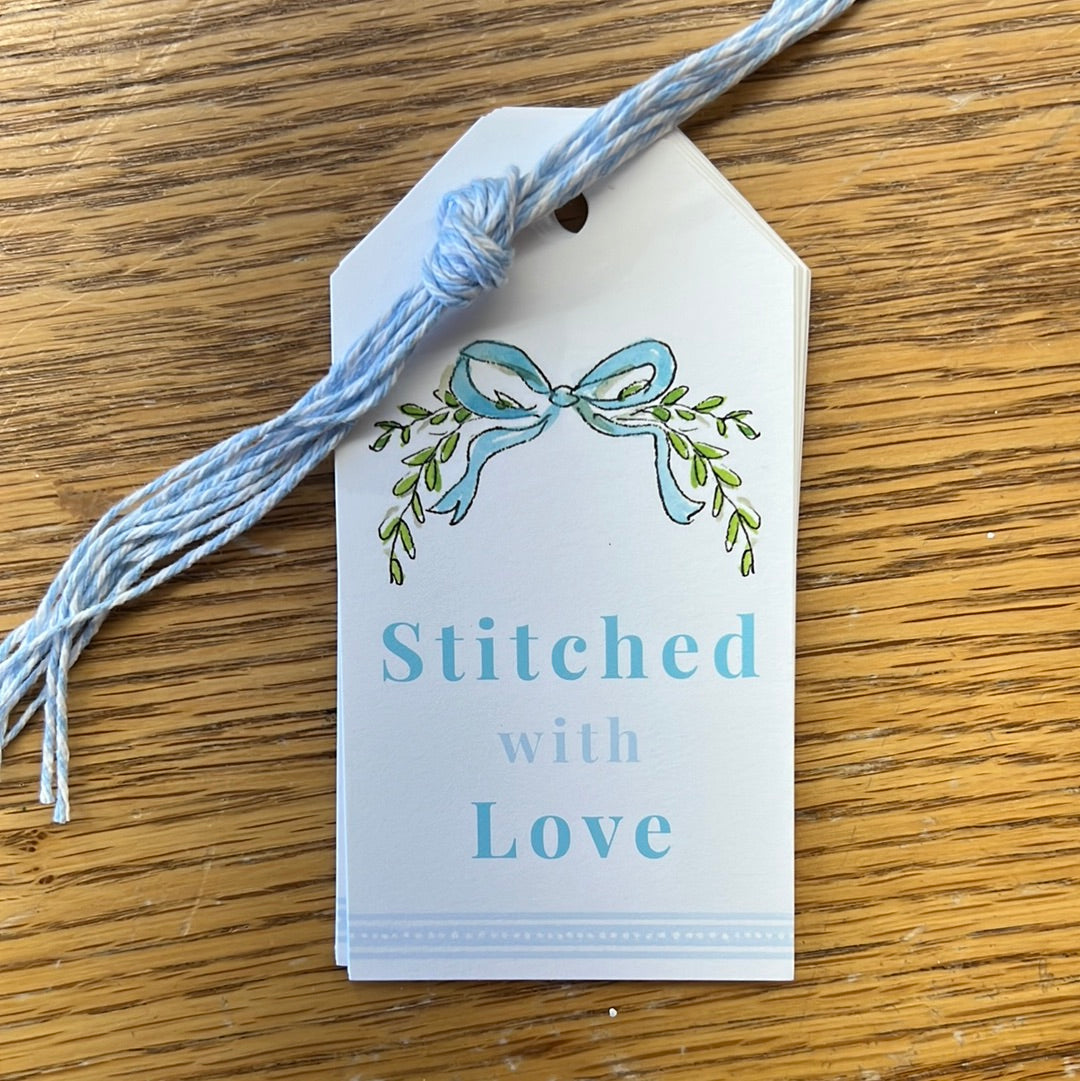 Stitched with Love Gift Tag – The Needlepoint Clubhouse