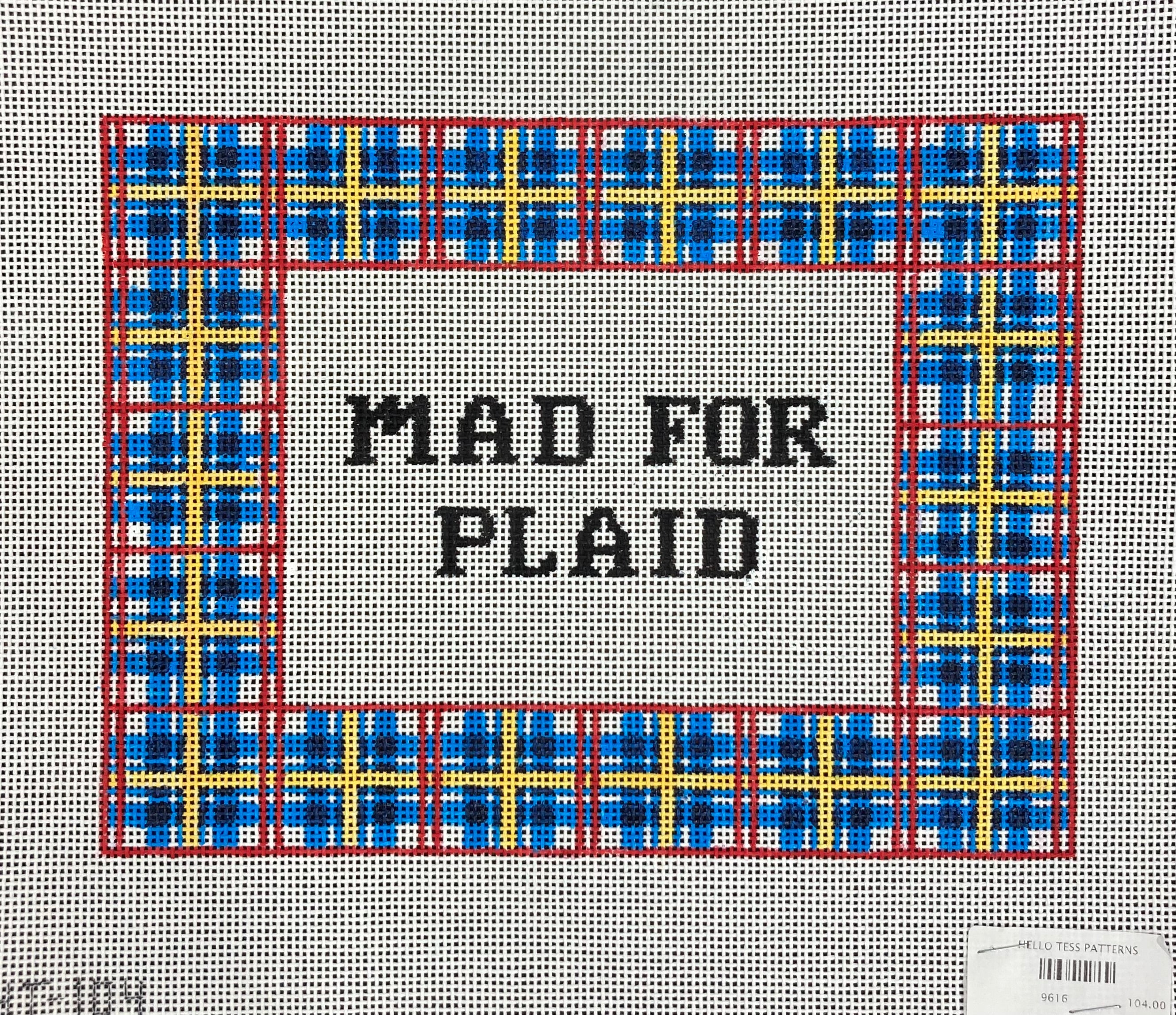 Mad for Plaid The Needlepoint Clubhouse