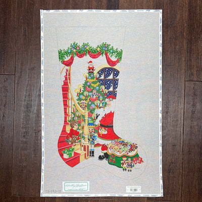 Gift Arena: Vintage Christmas Needlepoint Stockings