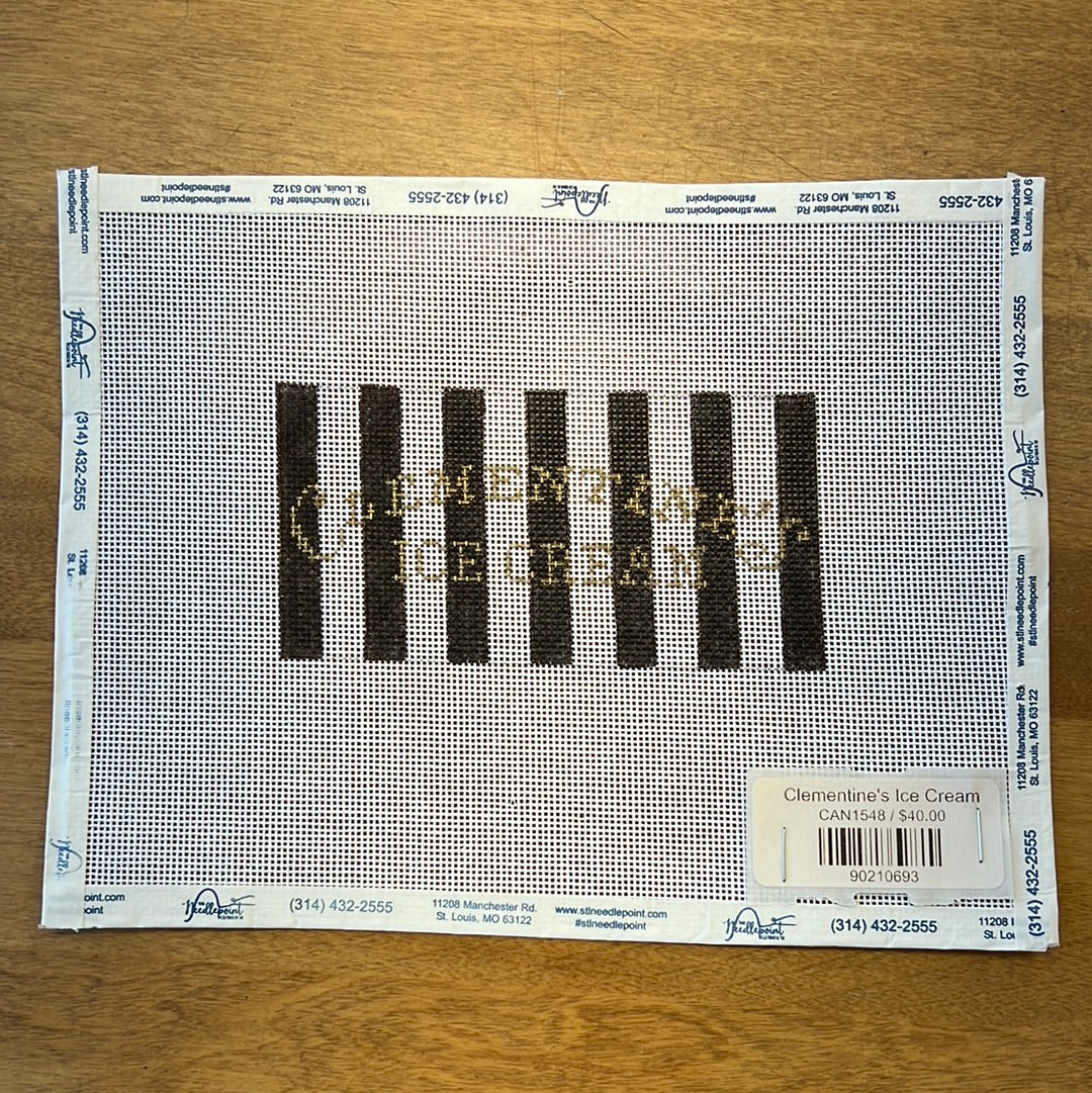 Clementine's Ice Cream The Needlepoint Clubhouse