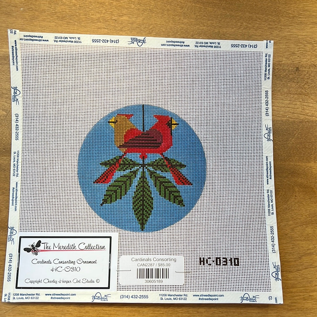 Cardinals Consorting – The Needlepoint Clubhouse