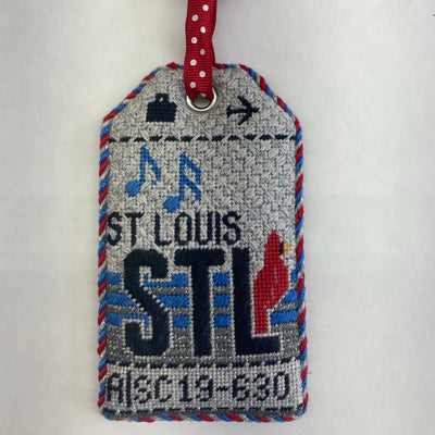 st louis blues luggage tag